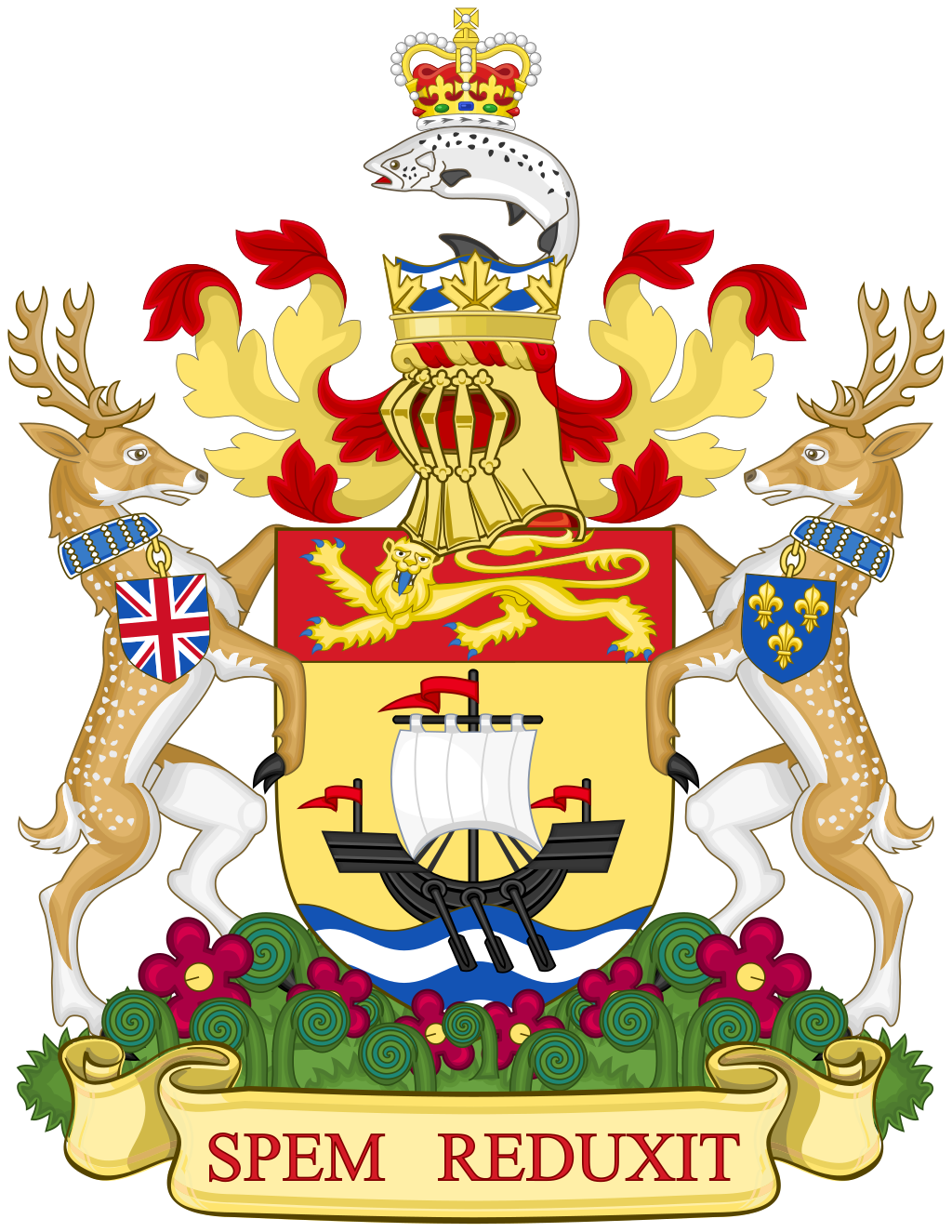 New Brunswick coat of arms